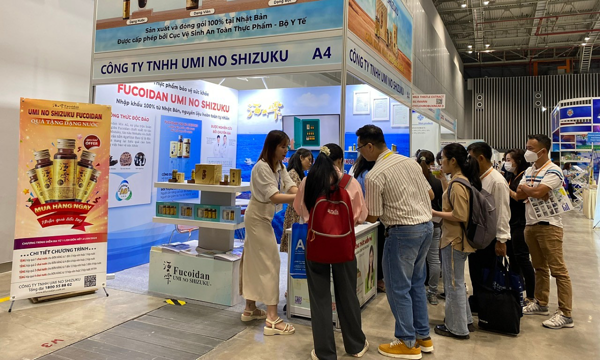 Dấu ấn Fucoidan Umi No Shizuku tại triển lãm y tế
